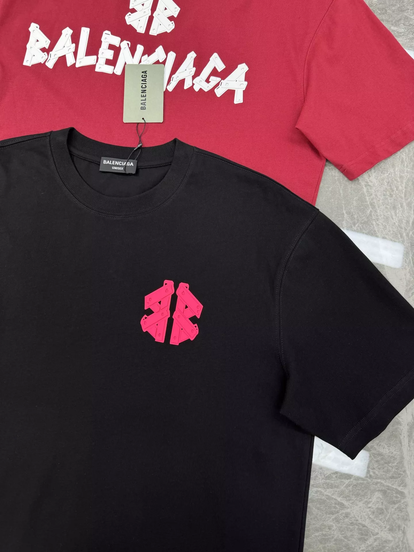 Unique 6482 Balenciaga T-Shirts Short Sleeved For Unisex