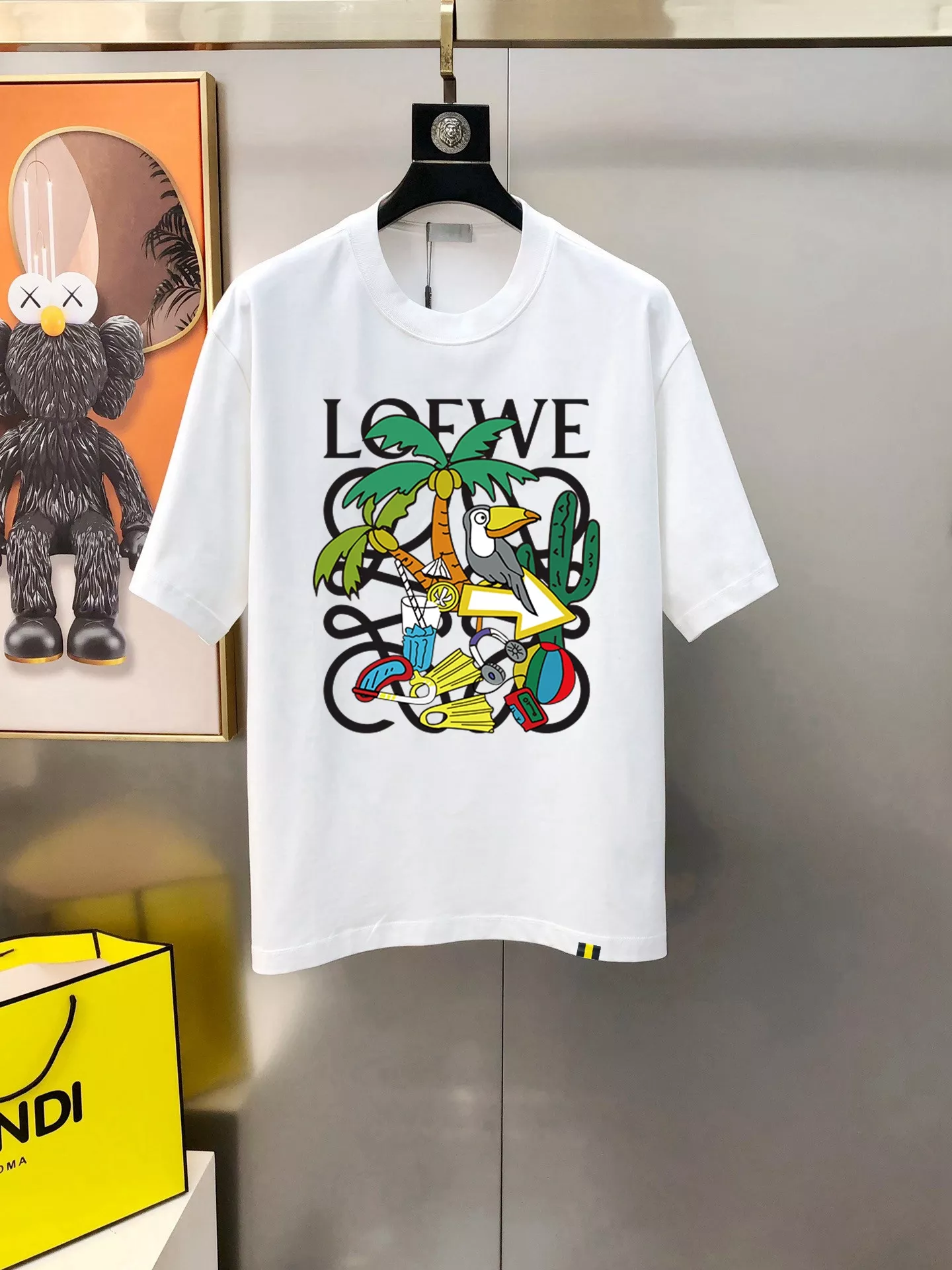 Unique 6537 LOEWE T-Shirts Short Sleeved For Men