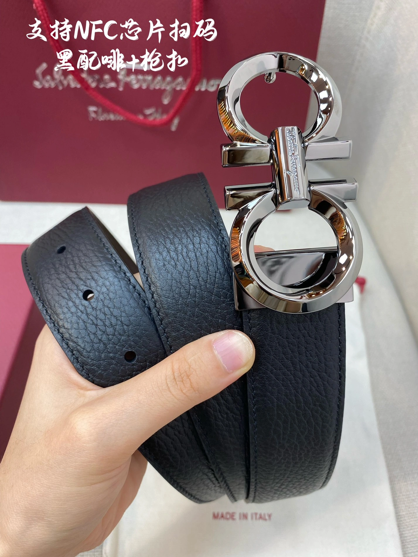 Unique 7322 Salvatore Ferragamo AAA Quality Belts For Men