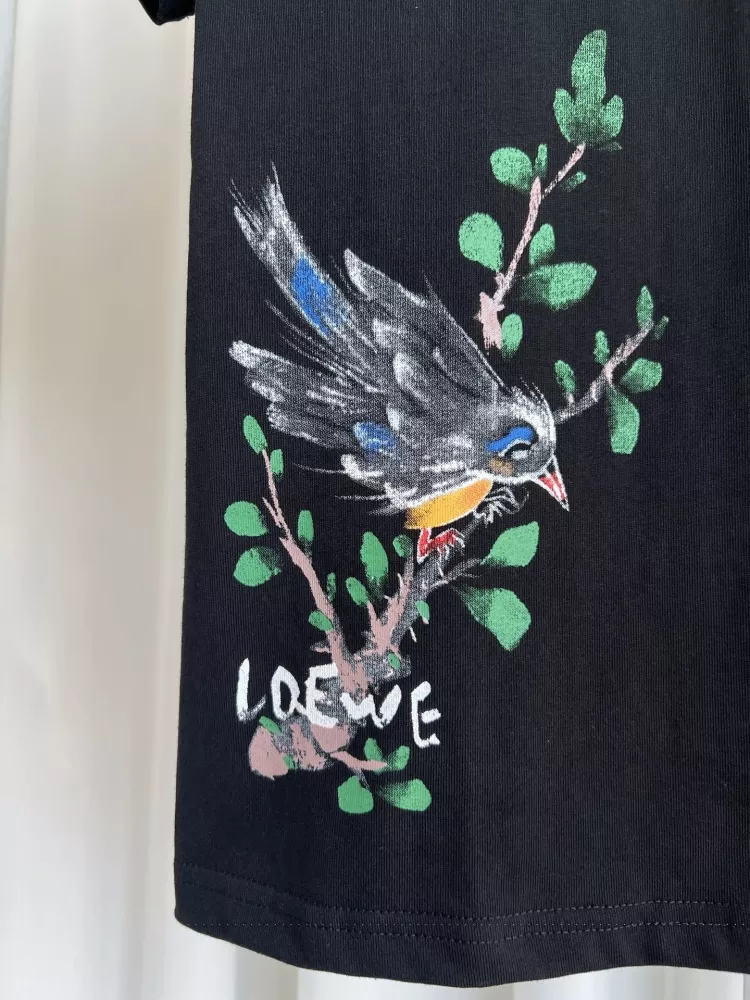 Unique 7323 LOEWE T-Shirts Short Sleeved For Unisex