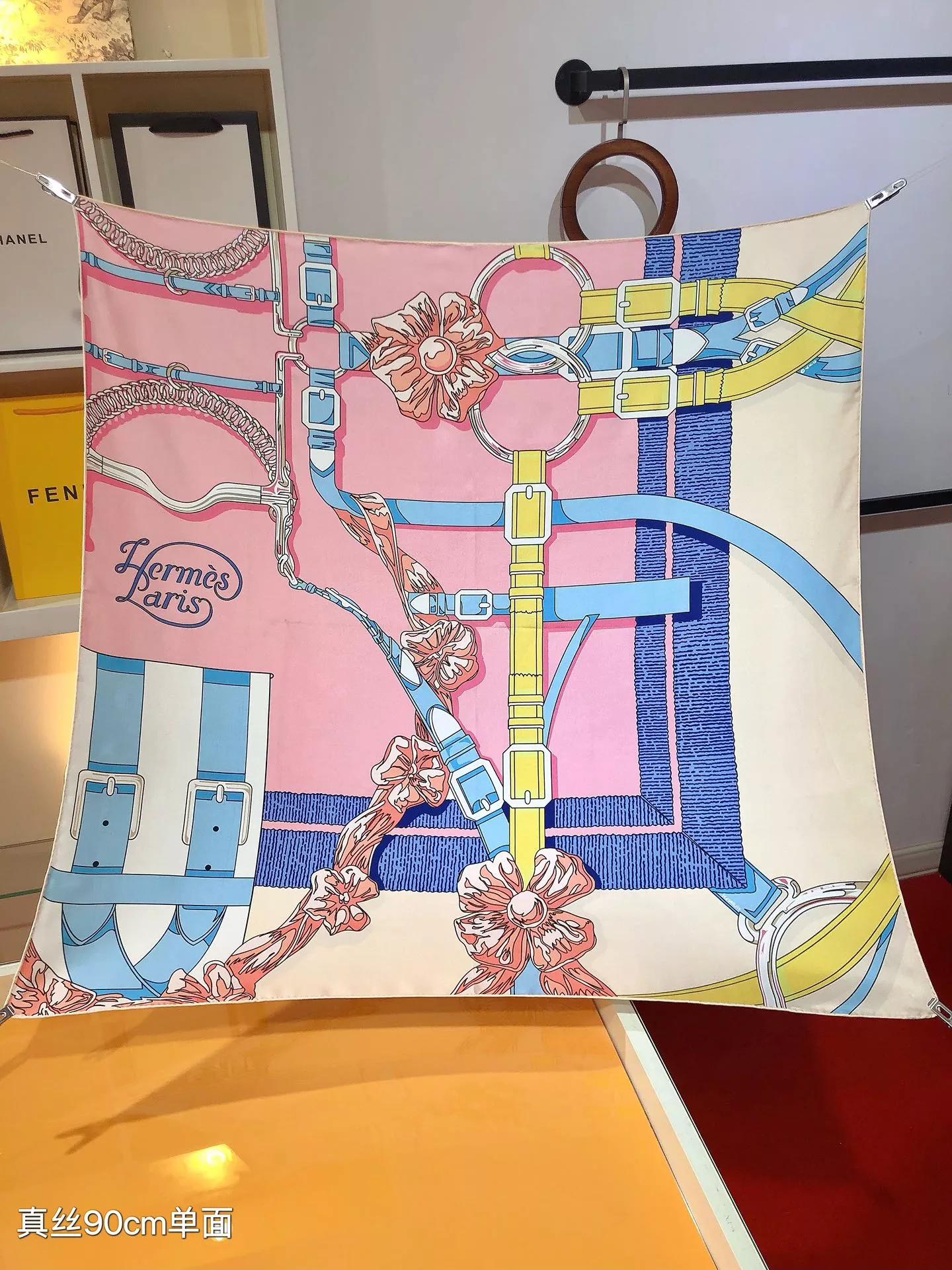 Unique 7385 Hermes Silk Square For Women