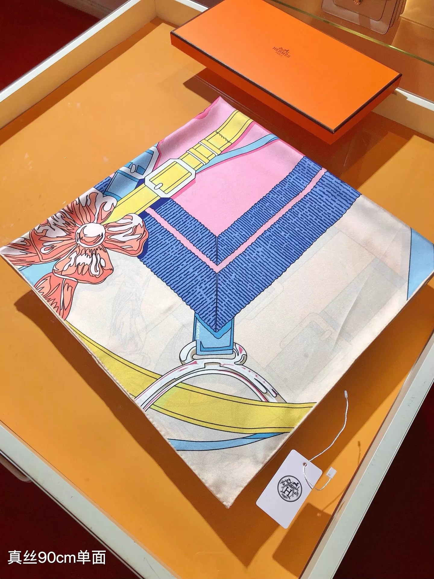 Unique 7385 Hermes Silk Square For Women