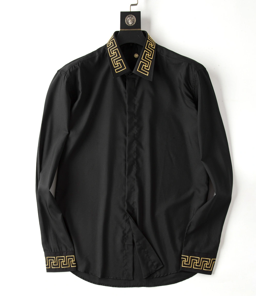Unique 7433 Versace Shirts Long Sleeved For Men