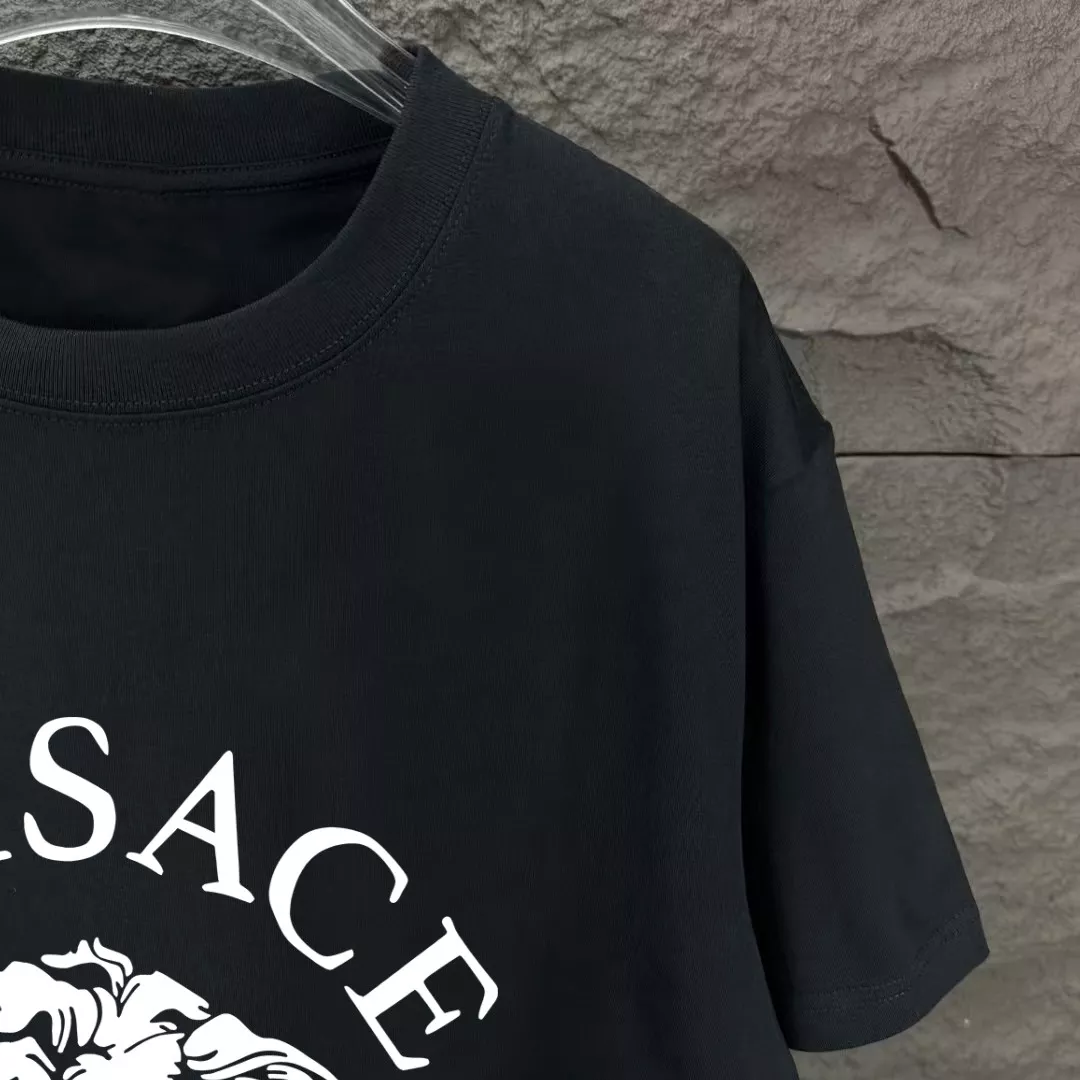 Unique 7442 Versace T-Shirts Short Sleeved For Unisex