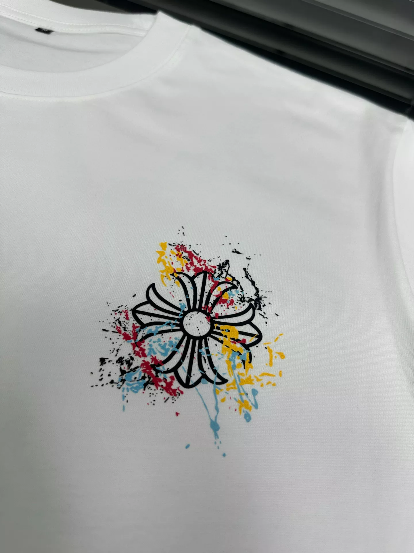 Unique 7638 Chrome Hearts T-Shirts Short Sleeved For Unisex