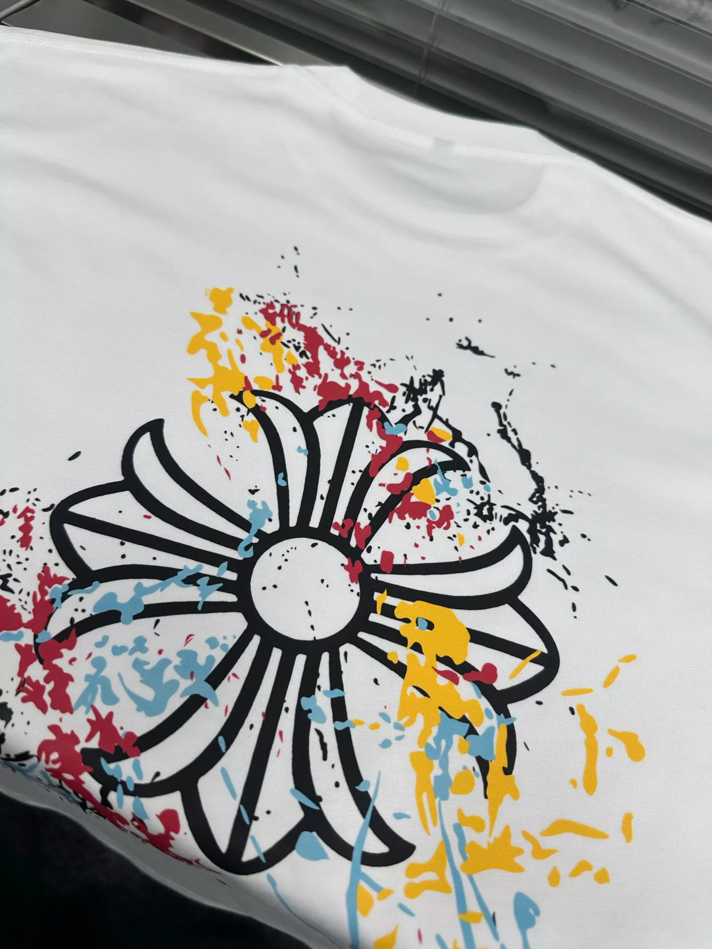 Unique 7638 Chrome Hearts T-Shirts Short Sleeved For Unisex