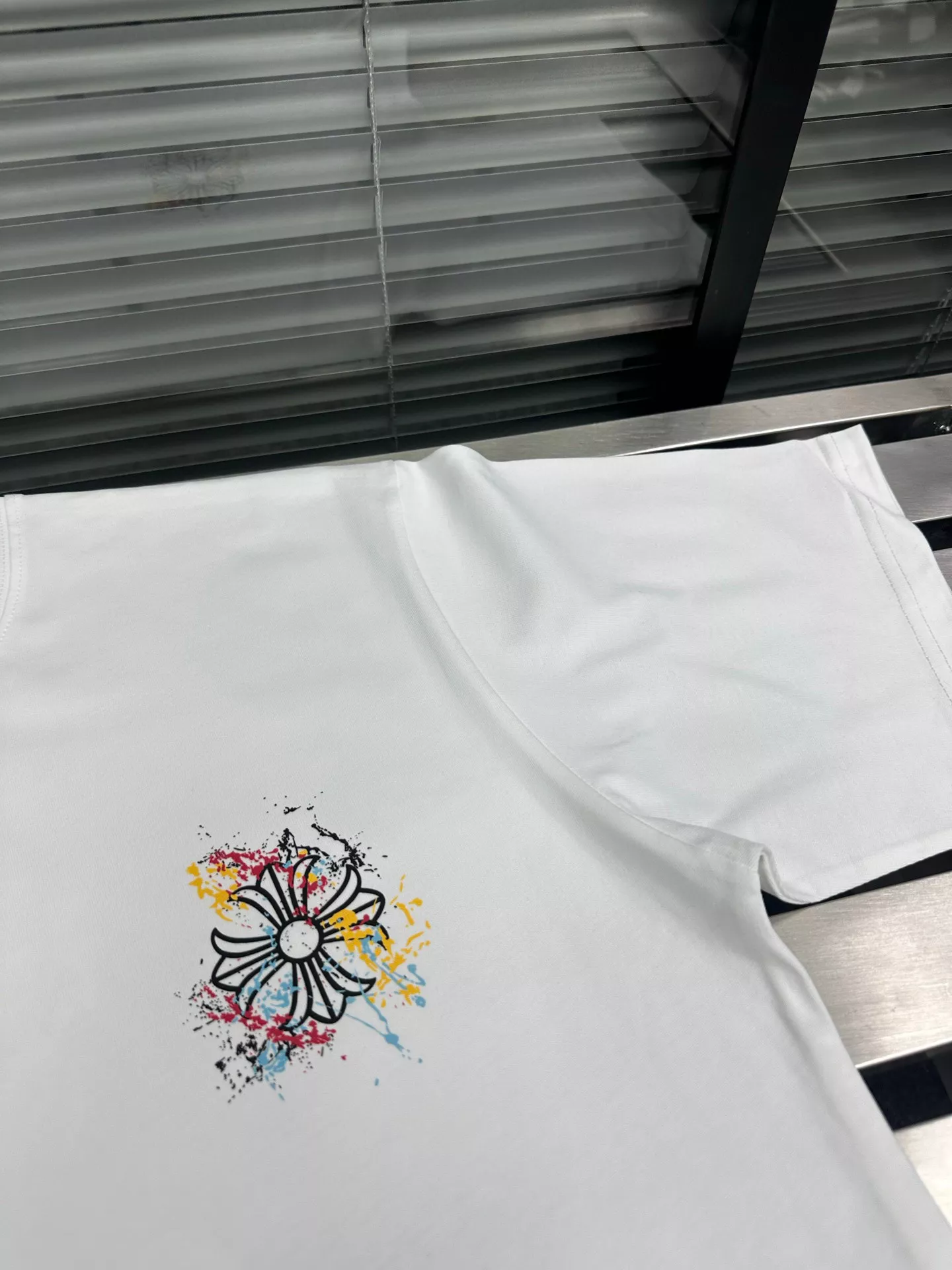 Unique 7638 Chrome Hearts T-Shirts Short Sleeved For Unisex