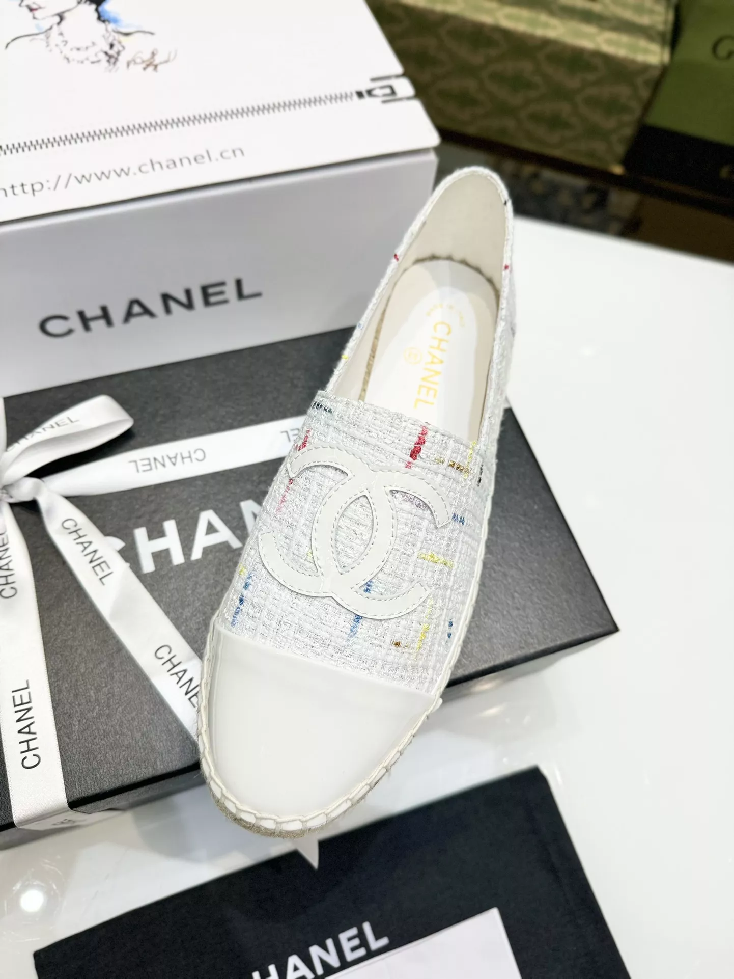 Unique 7674 Chanel Flat Shoes For Women