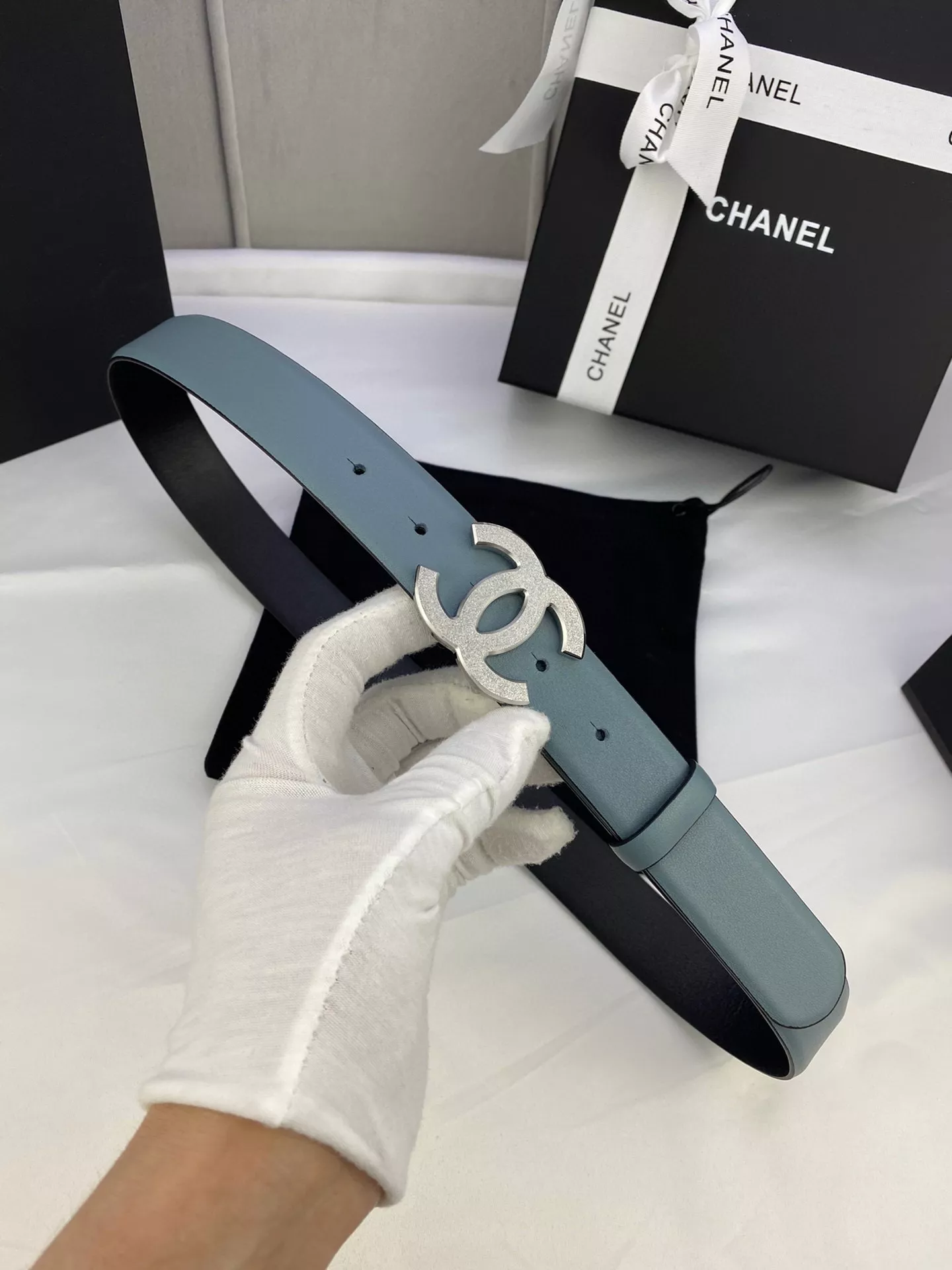 Unique 7686 Chanel AAA Quality Belts In 3.0cm For Women
