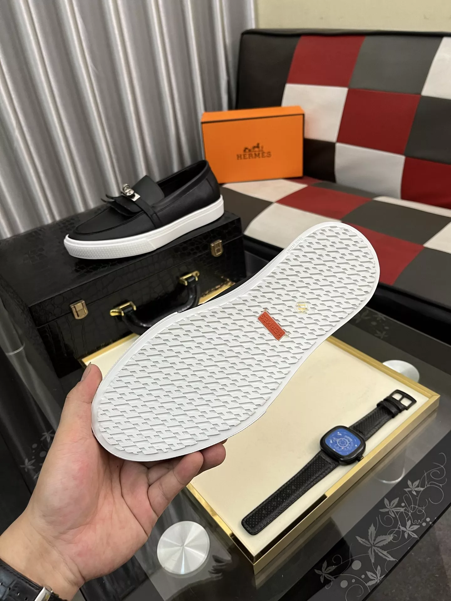 Unique 7726 Hermes Casual Shoes For Men