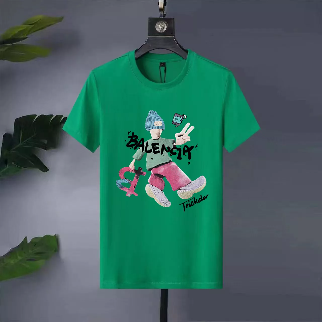 Unique 7743 Balenciaga T-Shirts Short Sleeved For Men