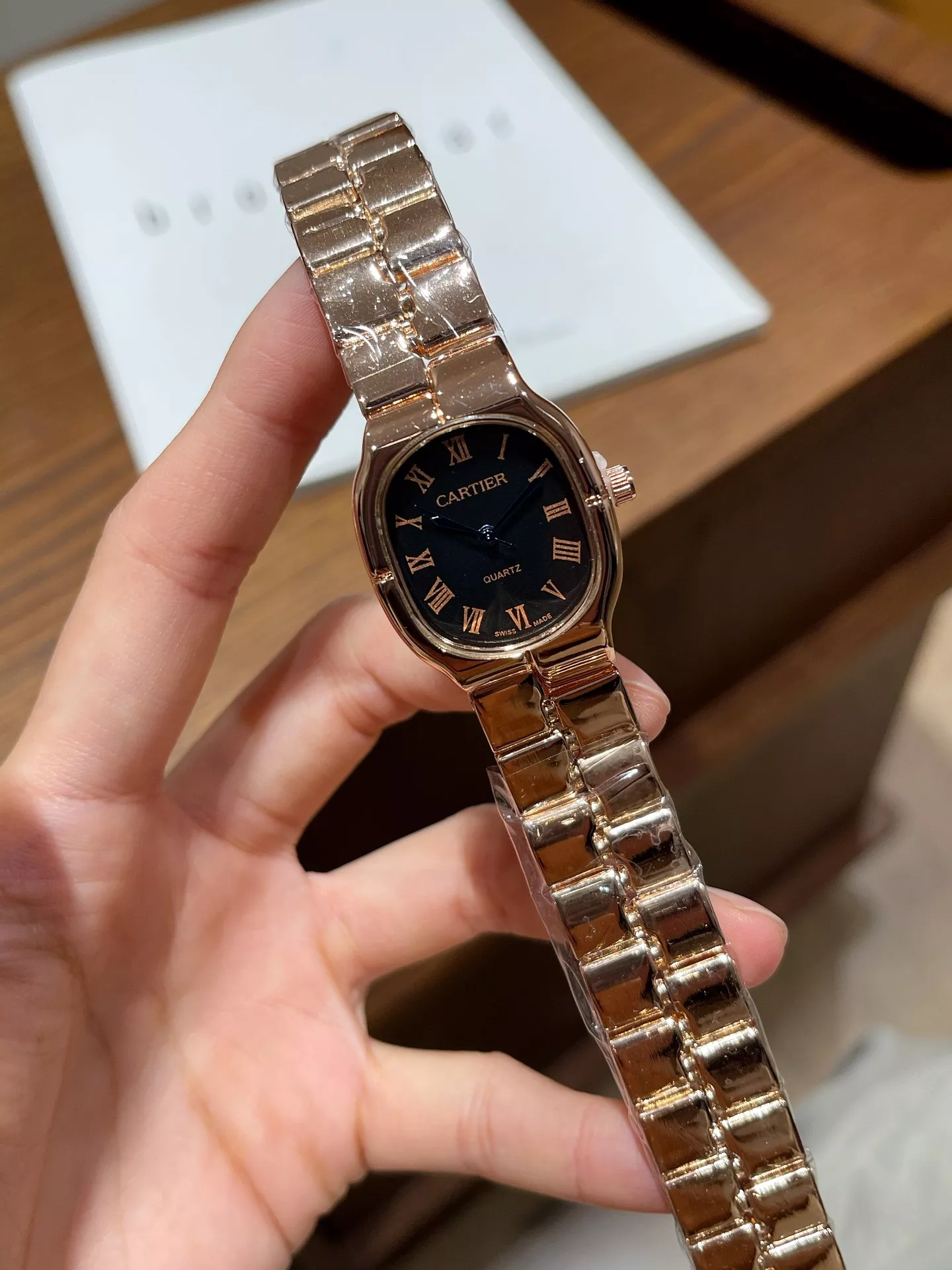 Unique 7757 Cartier Watches In Rose Gold