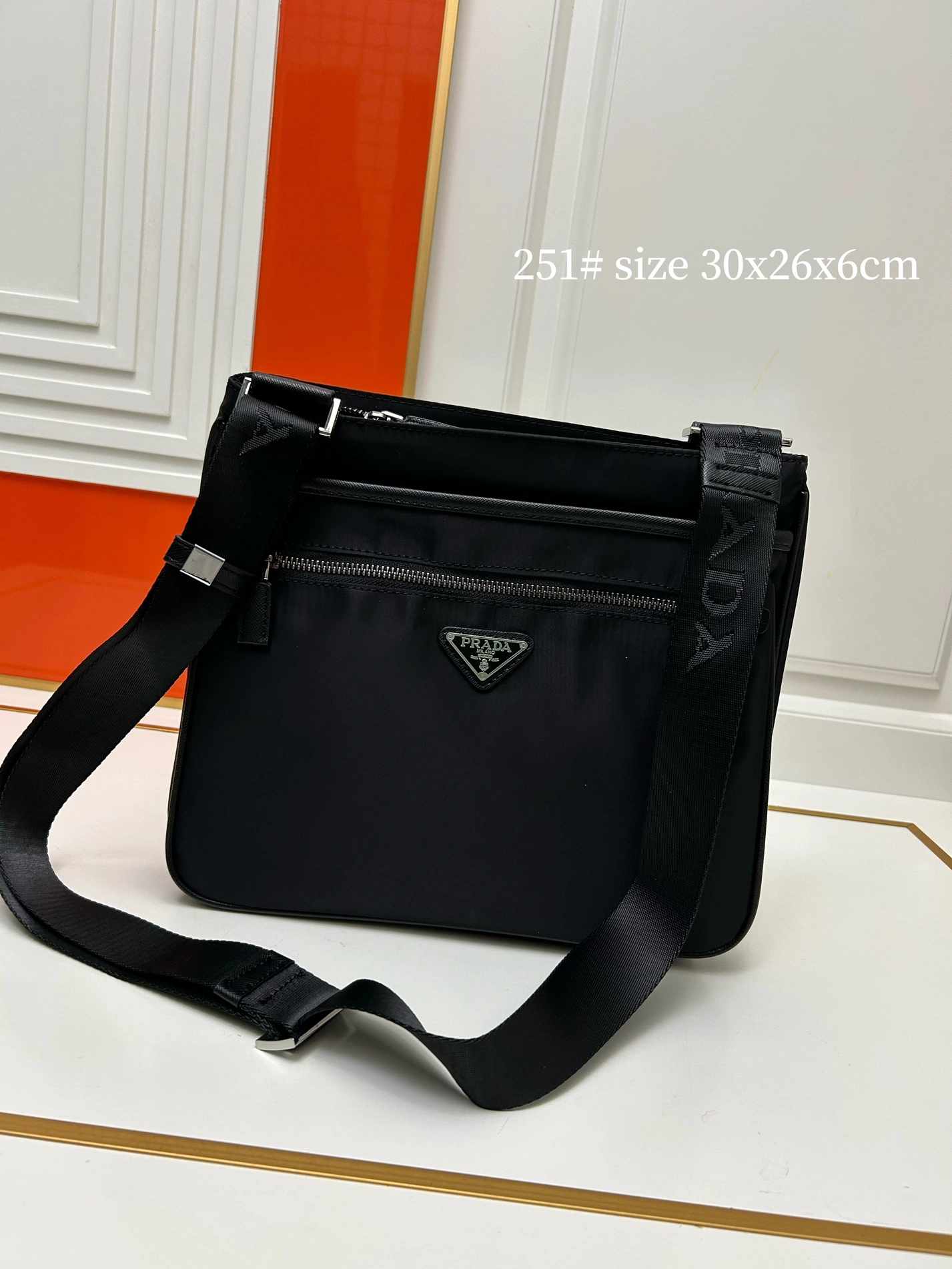 Unique 7783 Prada AAA Man Messenger Bags