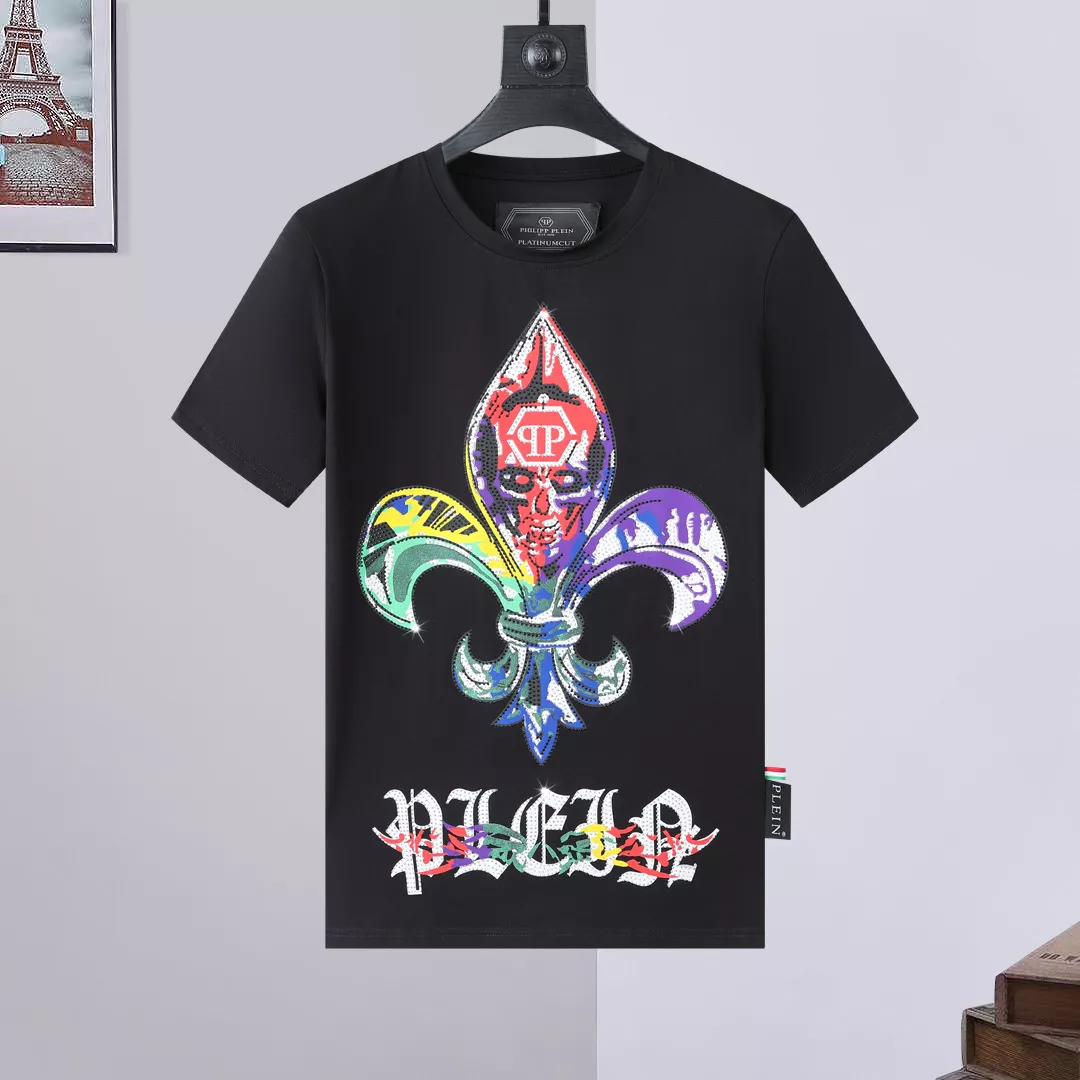 Unique 7808 Philipp Plein PP T-Shirts Short Sleeved For Men
