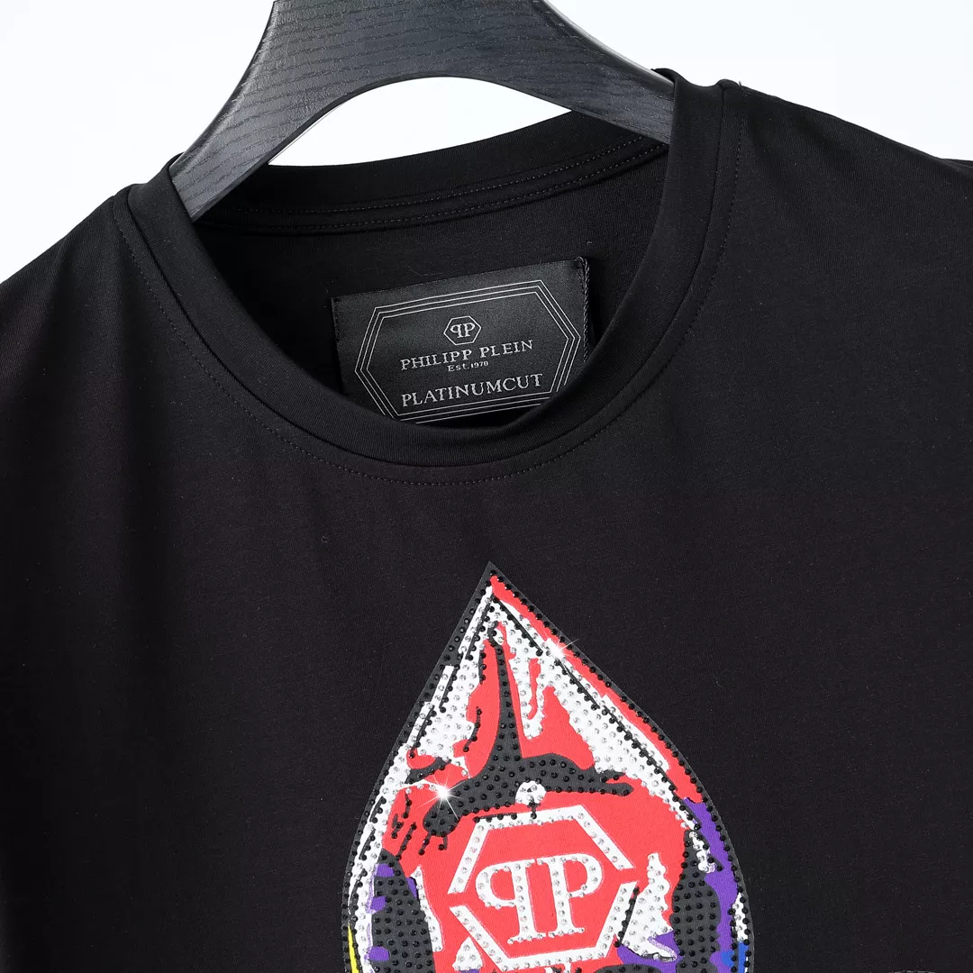 Unique 7808 Philipp Plein PP T-Shirts Short Sleeved For Men