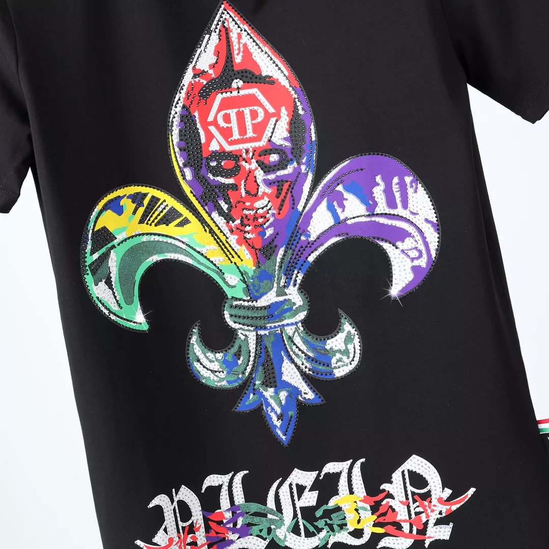 Unique 7808 Philipp Plein PP T-Shirts Short Sleeved For Men