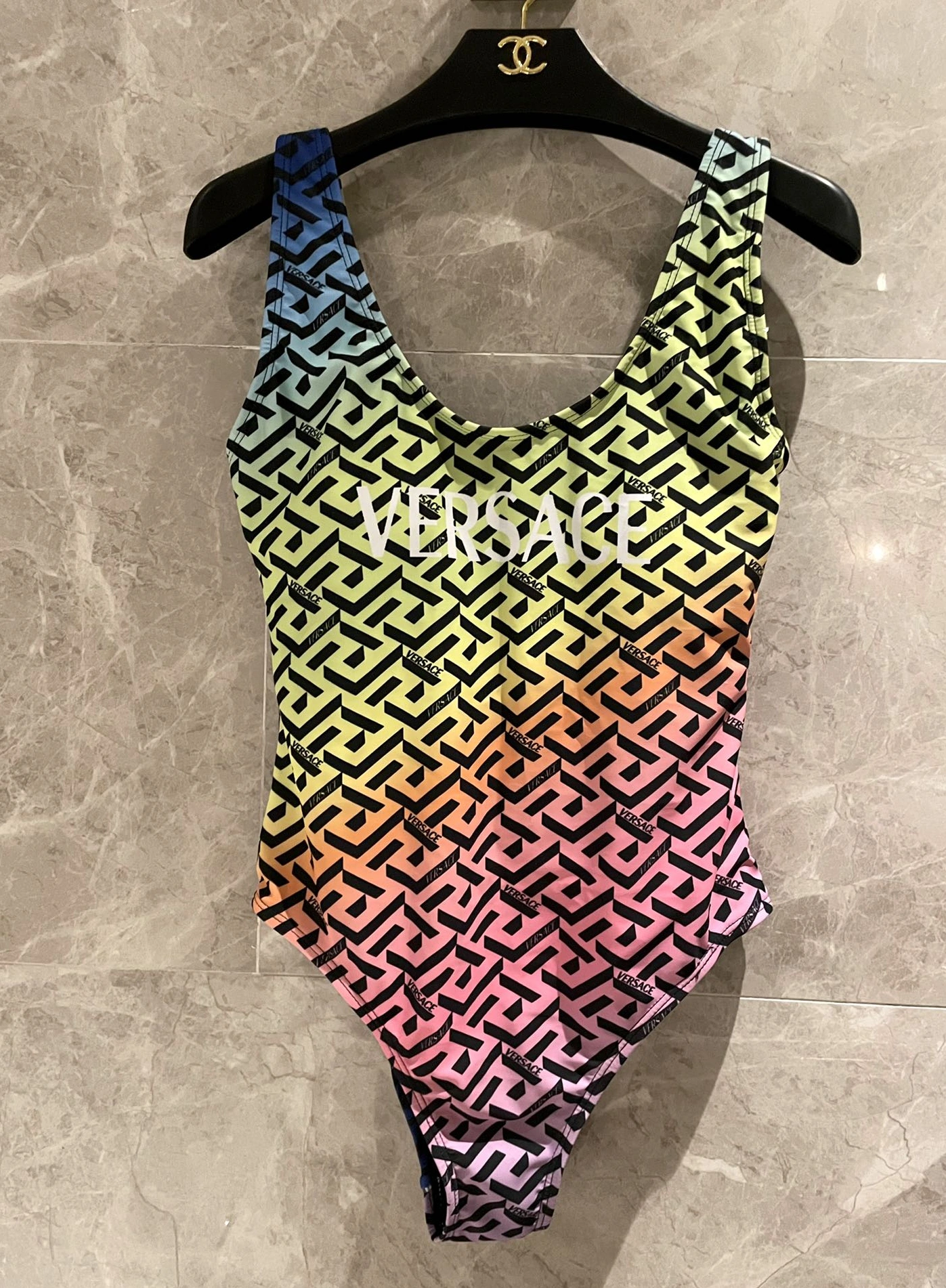 Unique 7837 Versace Bathing Suits Sleeveless For Women