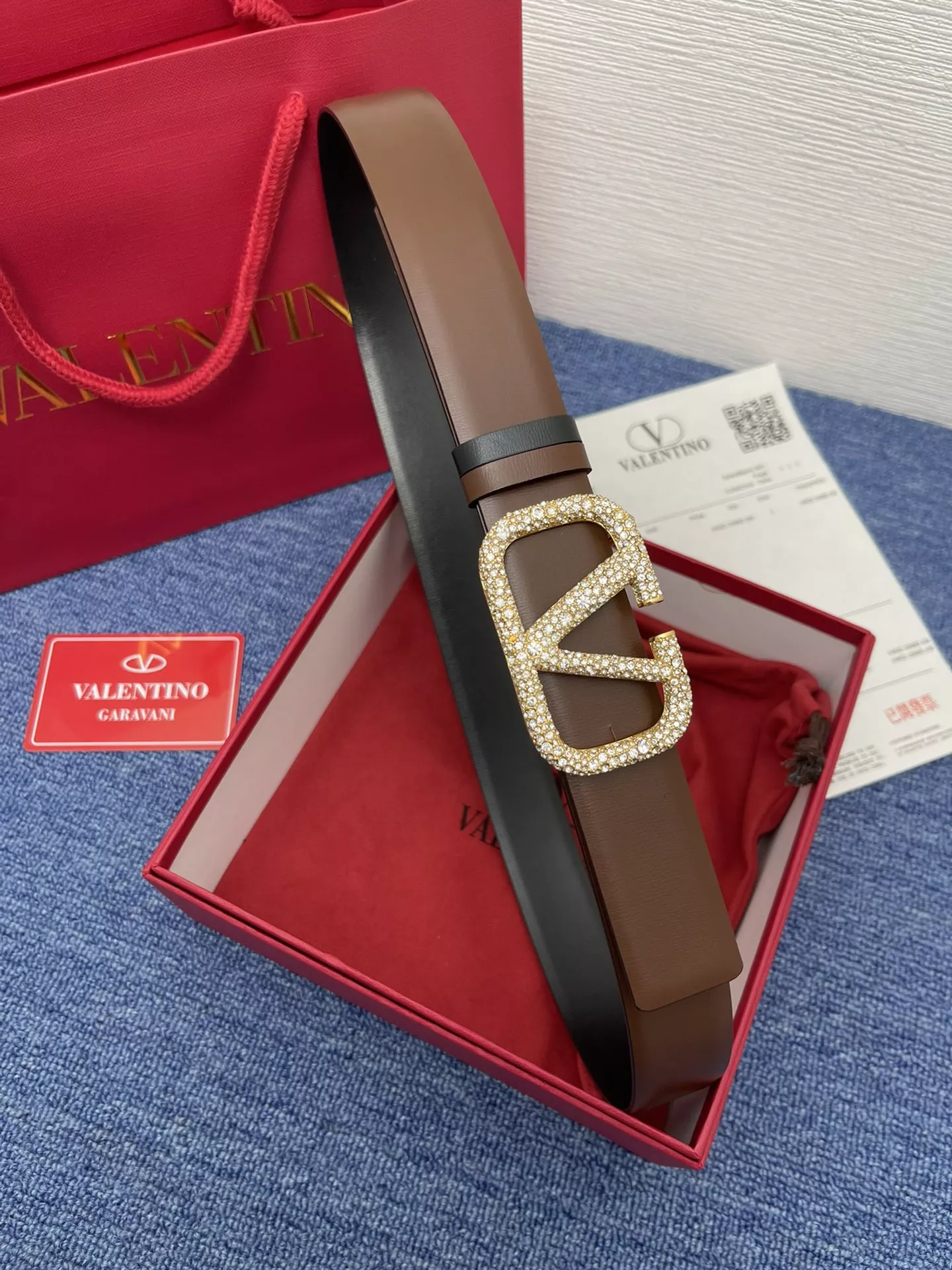 Unique 7861 Valentino AAA Quality Belts In 3.0cm For Women