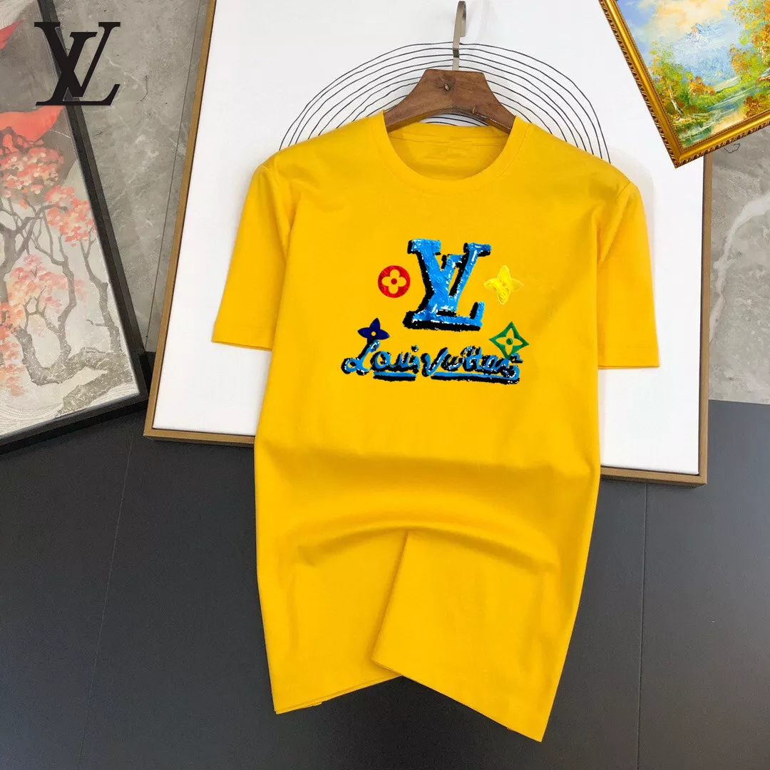 Unique 8111 Louis Vuitton LV T-Shirts Short Sleeved For Unisex