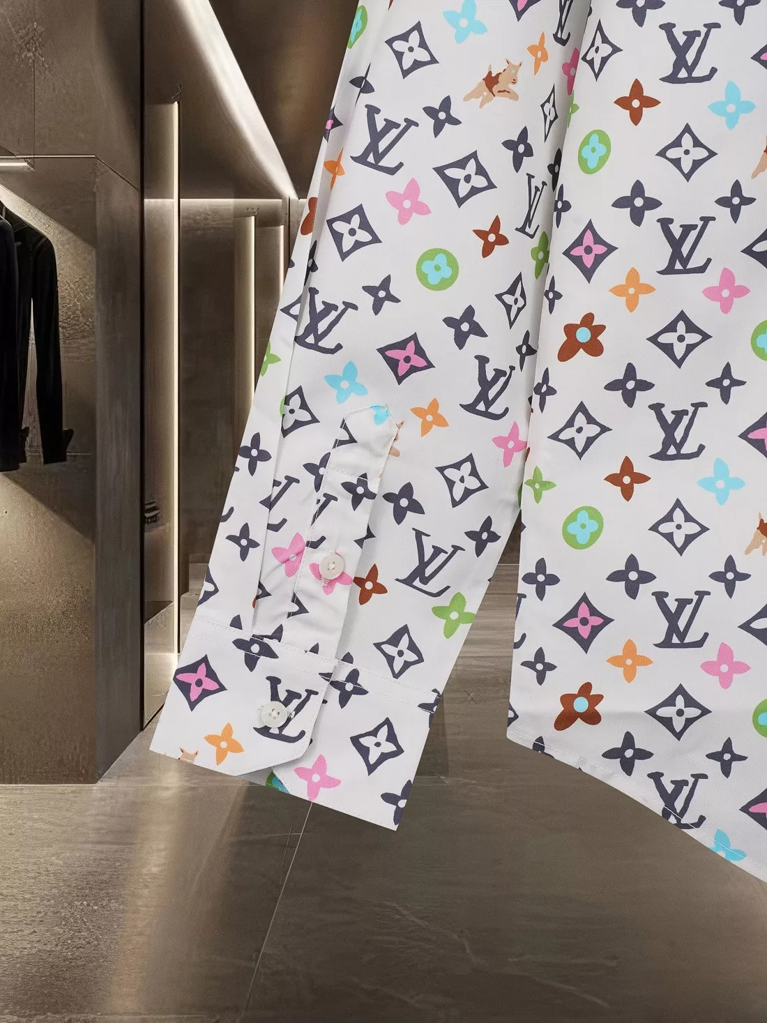 Unique 8146 Louis Vuitton LV Shirts Long Sleeved For Men