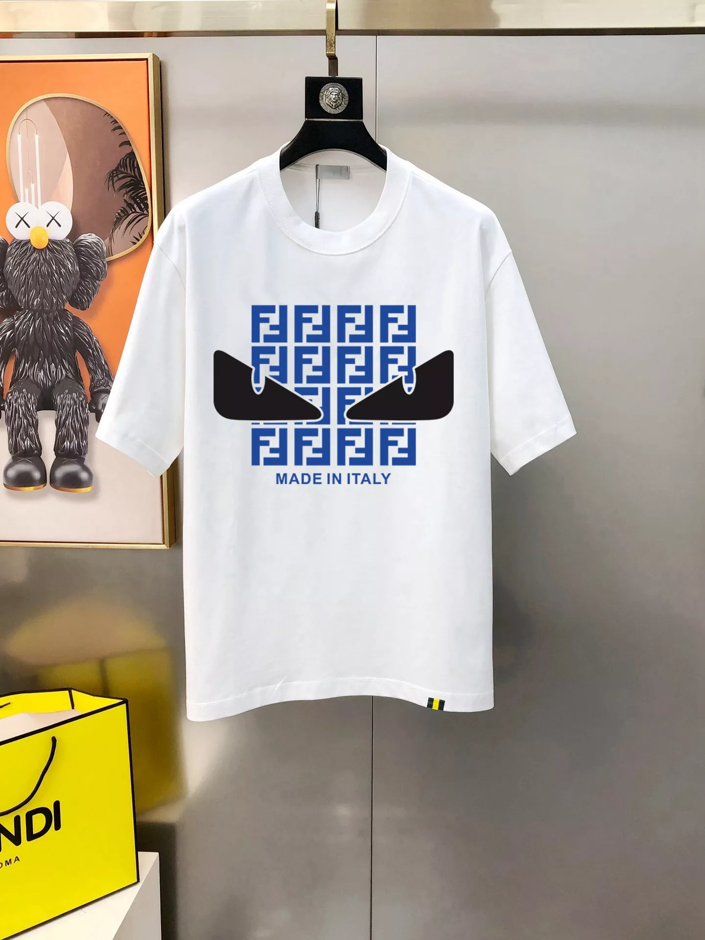 Unique 8288 Fendi T-Shirts Short Sleeved For Men