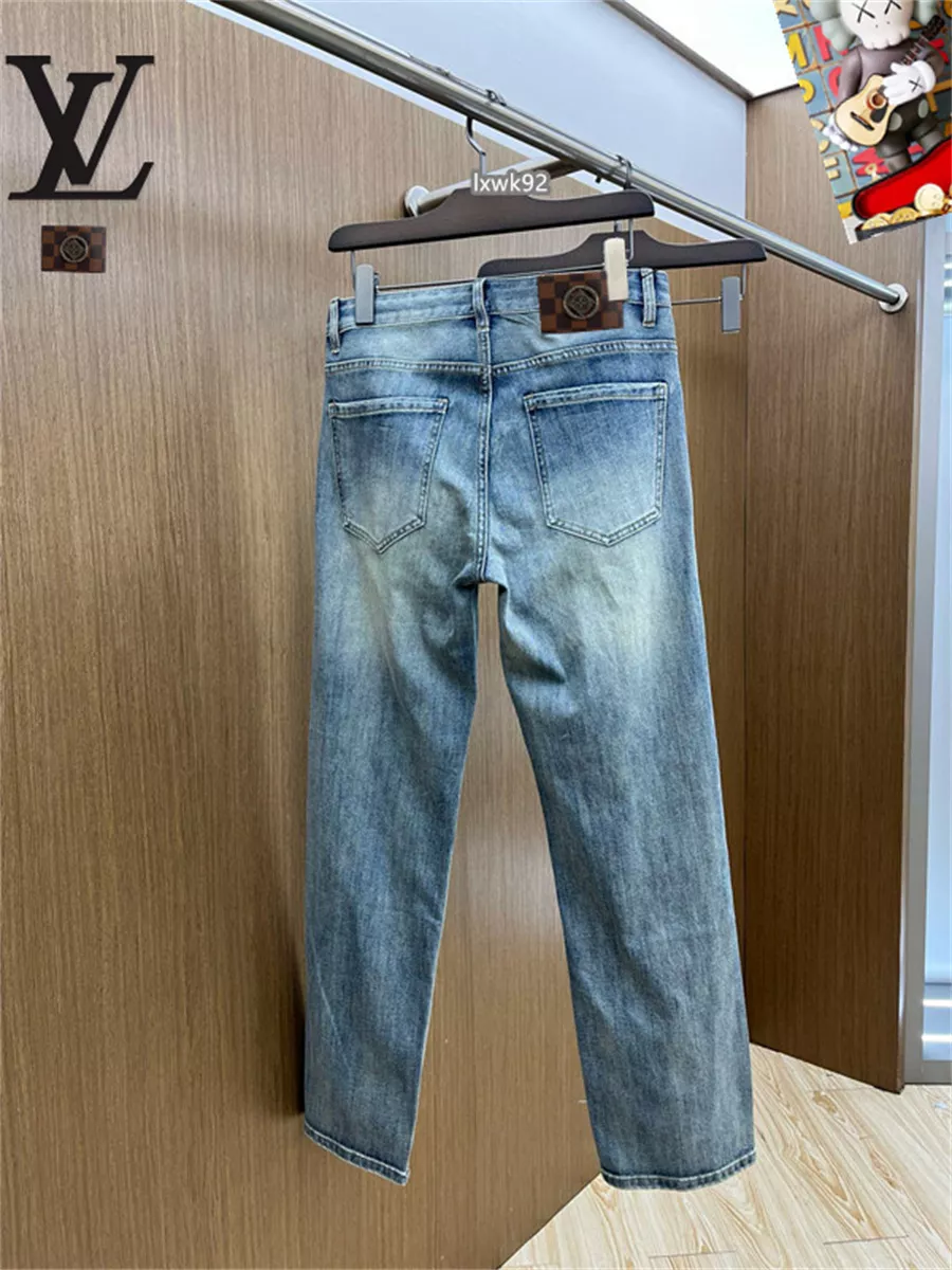 Unique 8465 Louis Vuitton LV Jeans For Men