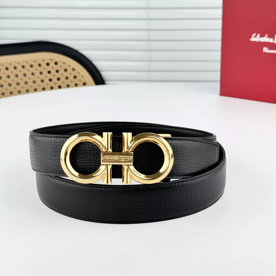 Unique 8474 Salvatore Ferragamo AAA Quality Belts In 3.5cm For Men