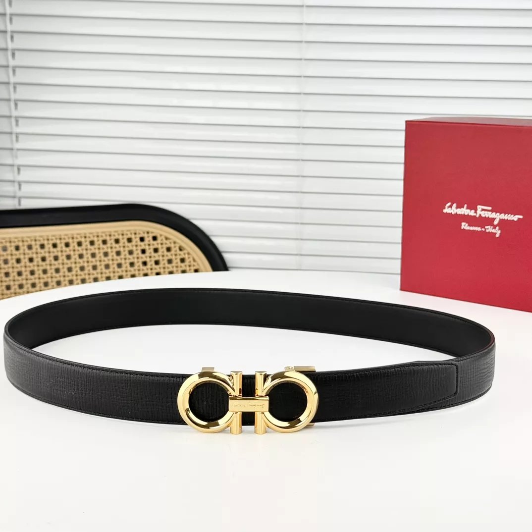 Unique 8474 Salvatore Ferragamo AAA Quality Belts In 3.5cm For Men