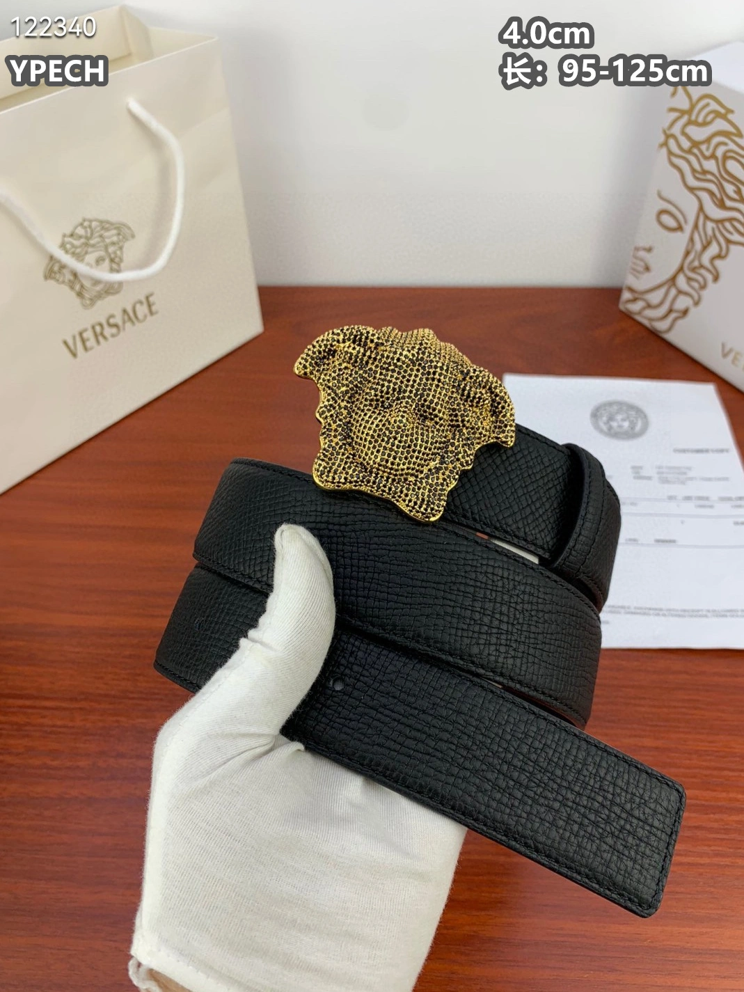 Unique 8716 Versace AAA Quality Belts For Unisex