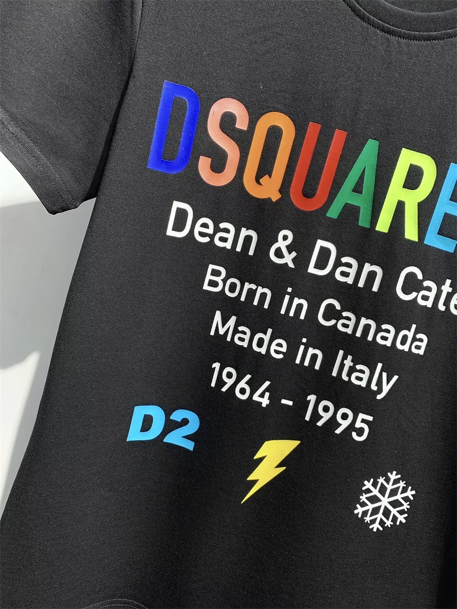 Unique 8753 Dsquared T-Shirts Short Sleeved For Men