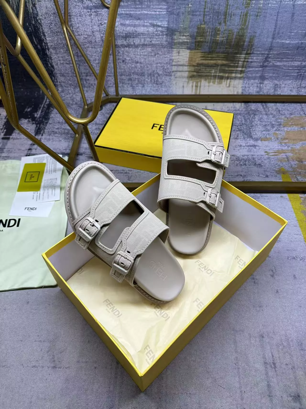 Unique 8871 Fendi Slippers For Women