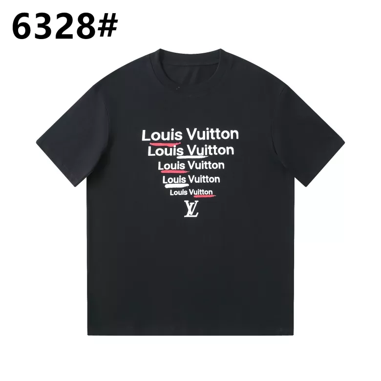 Unique 8942 Louis Vuitton LV T-Shirts Short Sleeved For Unisex