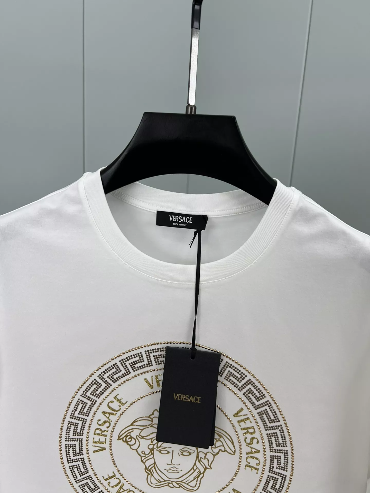 Unique 8993 Versace T-Shirts Short Sleeved For Unisex