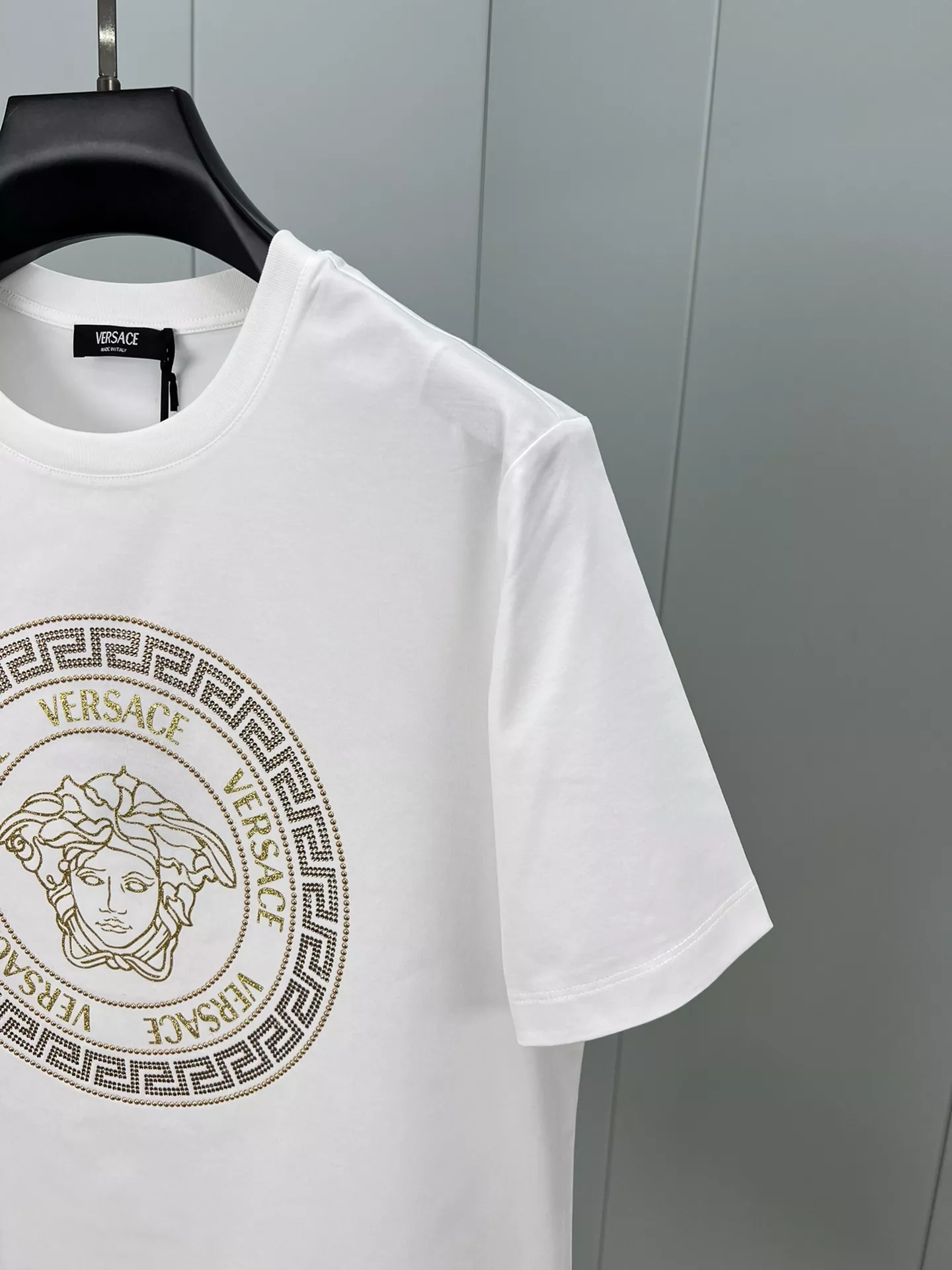 Unique 8993 Versace T-Shirts Short Sleeved For Unisex