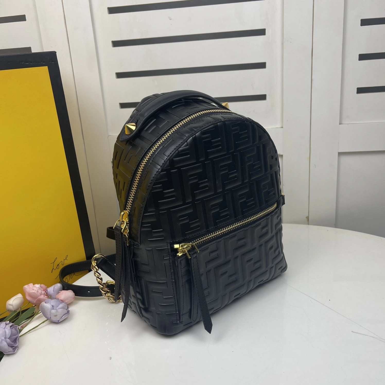 Unique 9285 Fendi AAA Quality Backpacks For Women