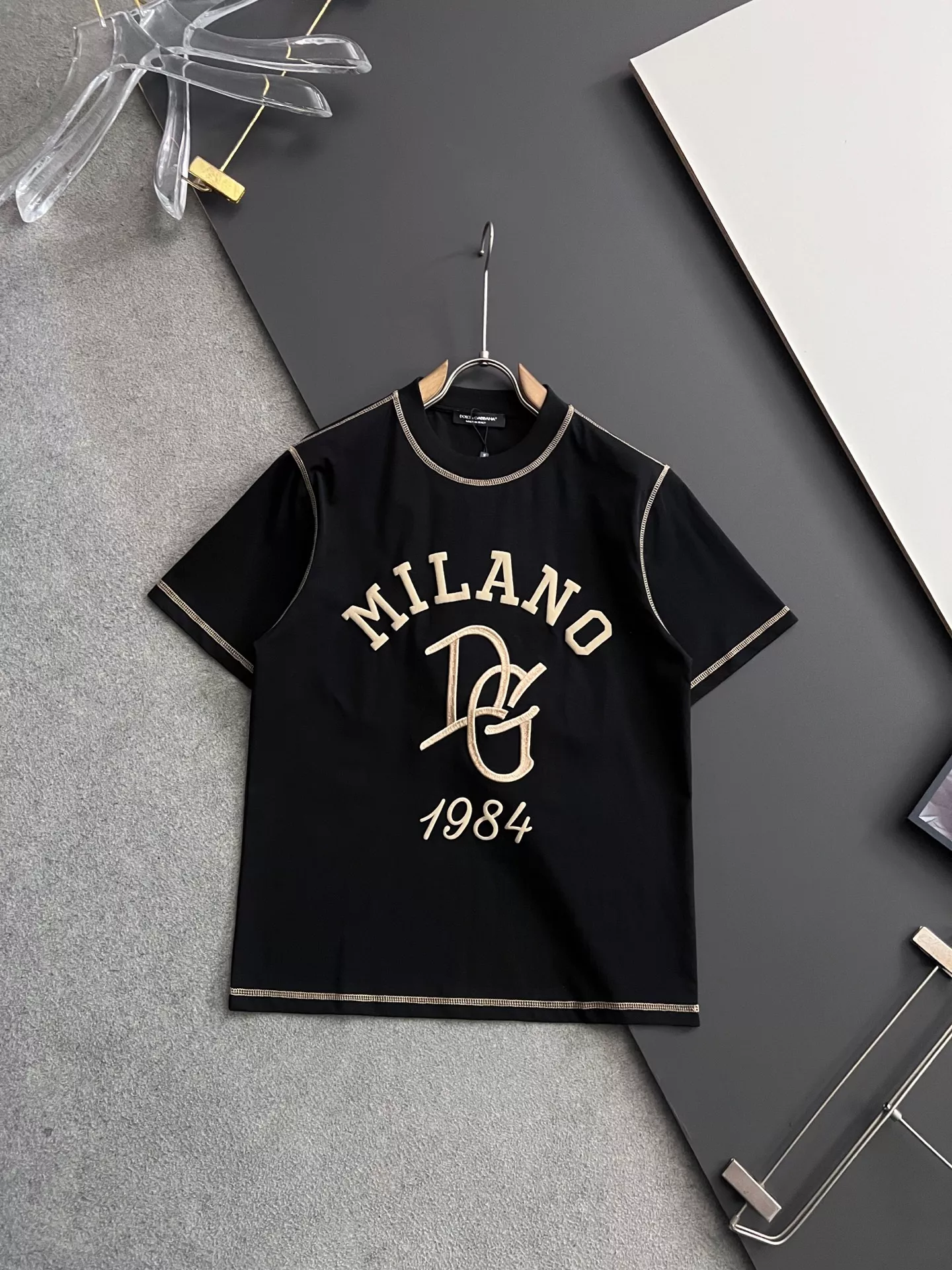 Unique 9385 Dolce & Gabbana D&G T-Shirts Short Sleeved For Unisex