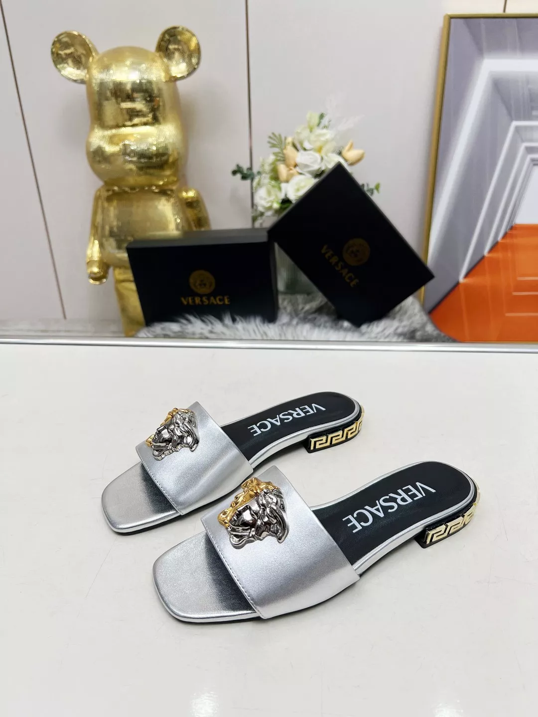 Unique 951 Versace Slippers For Women