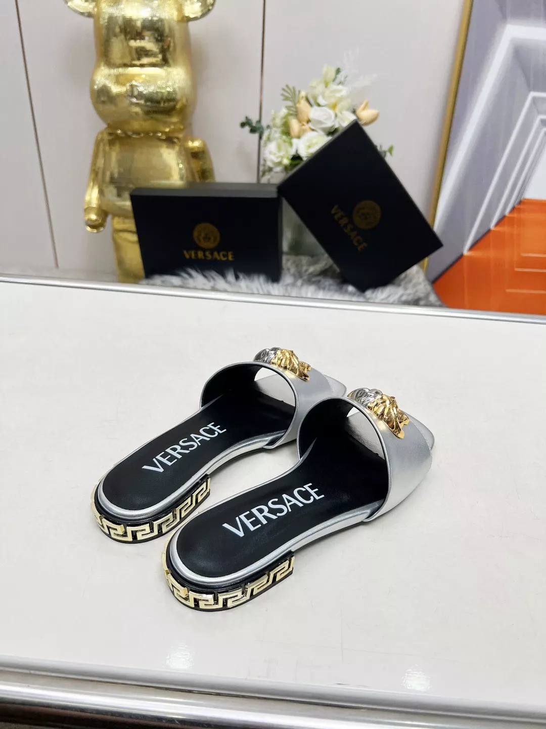 Unique 951 Versace Slippers For Women