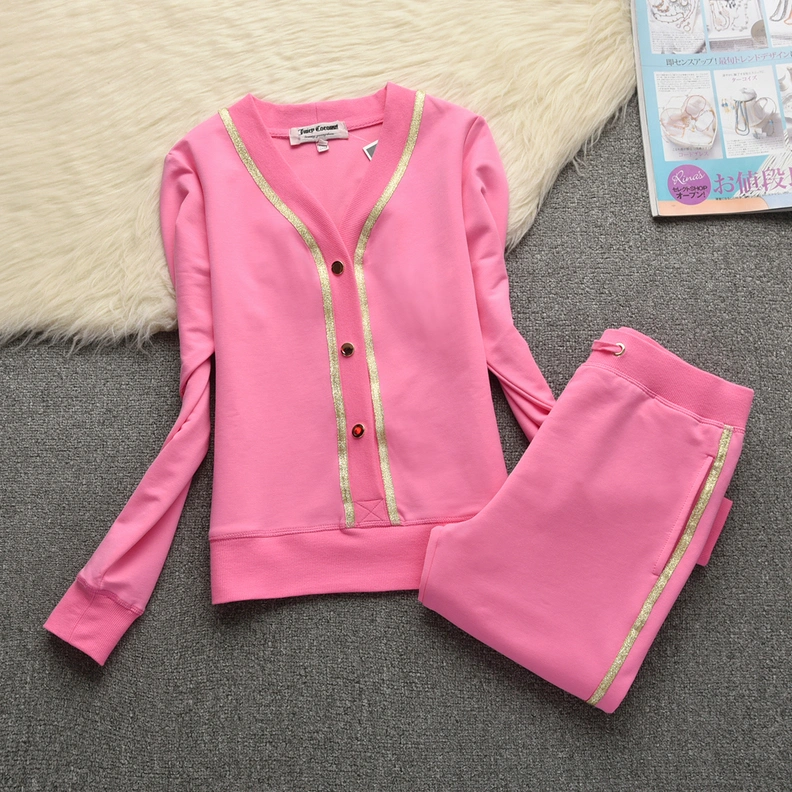 Unique 9558 Juicy Couture Tracksuits Long Sleeved For Women