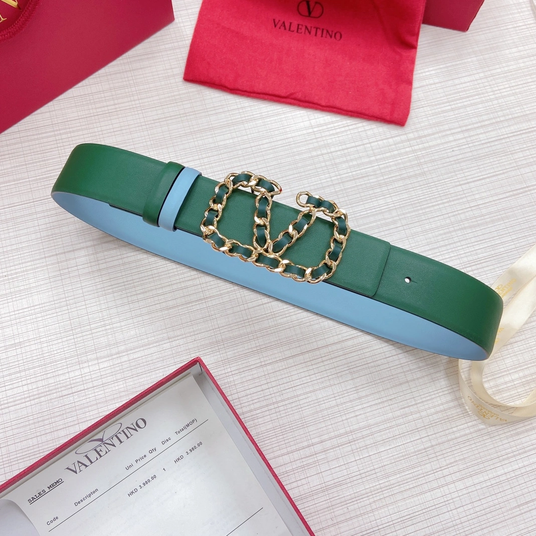 Unique 9791 Valentino AAA Quality Belts For Unisex