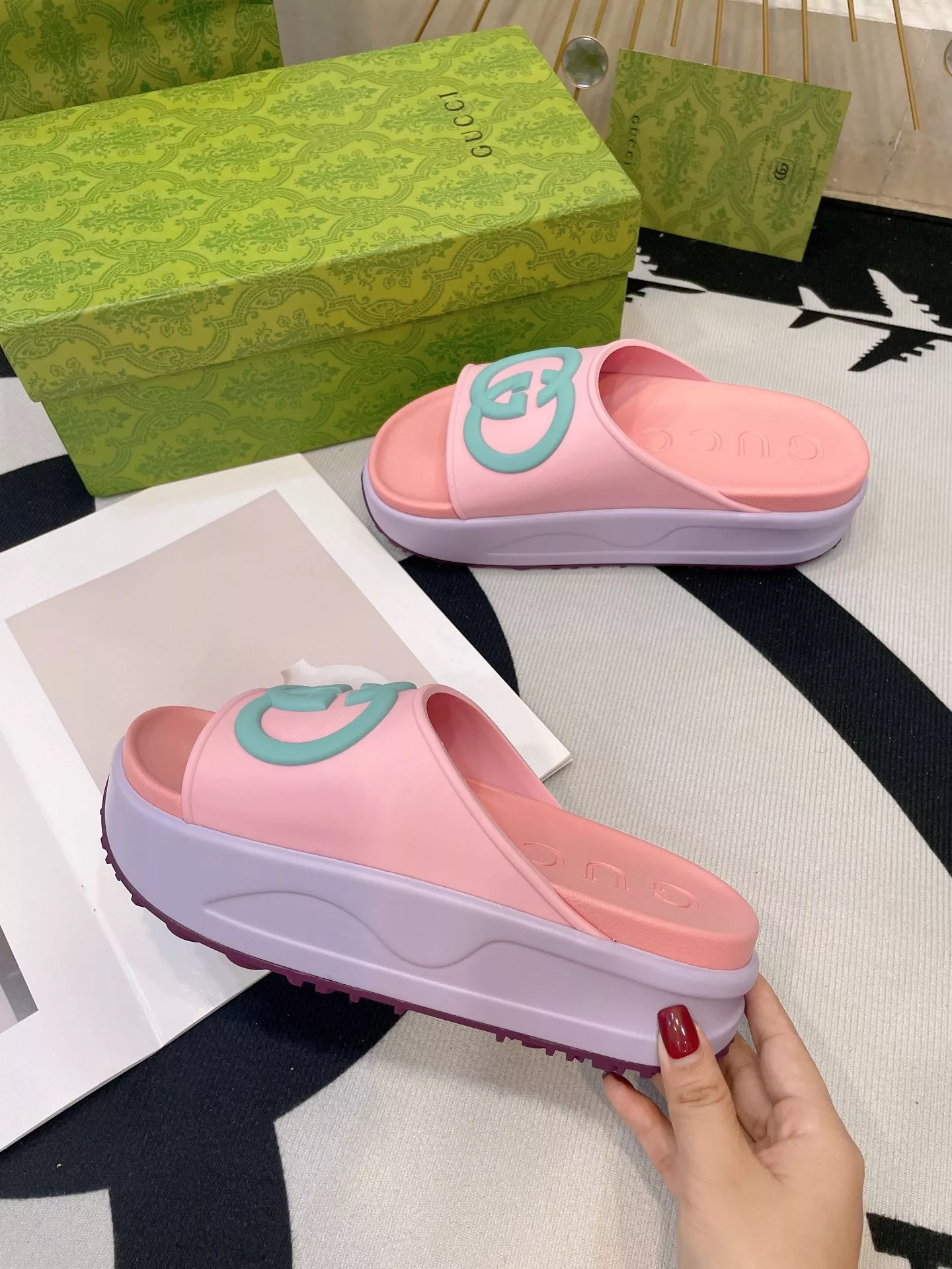 UrbanStyle 2252 Gucci Slippers For Women