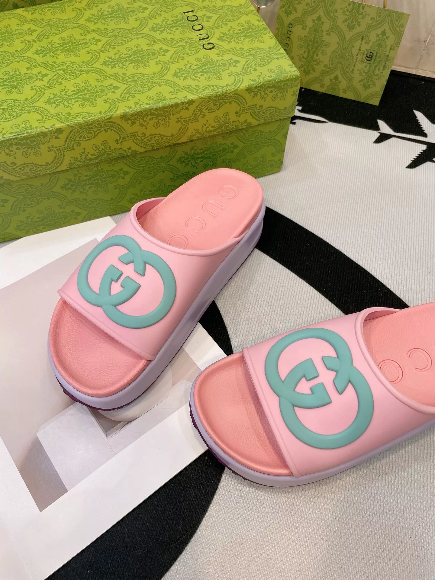 UrbanStyle 2252 Gucci Slippers For Women