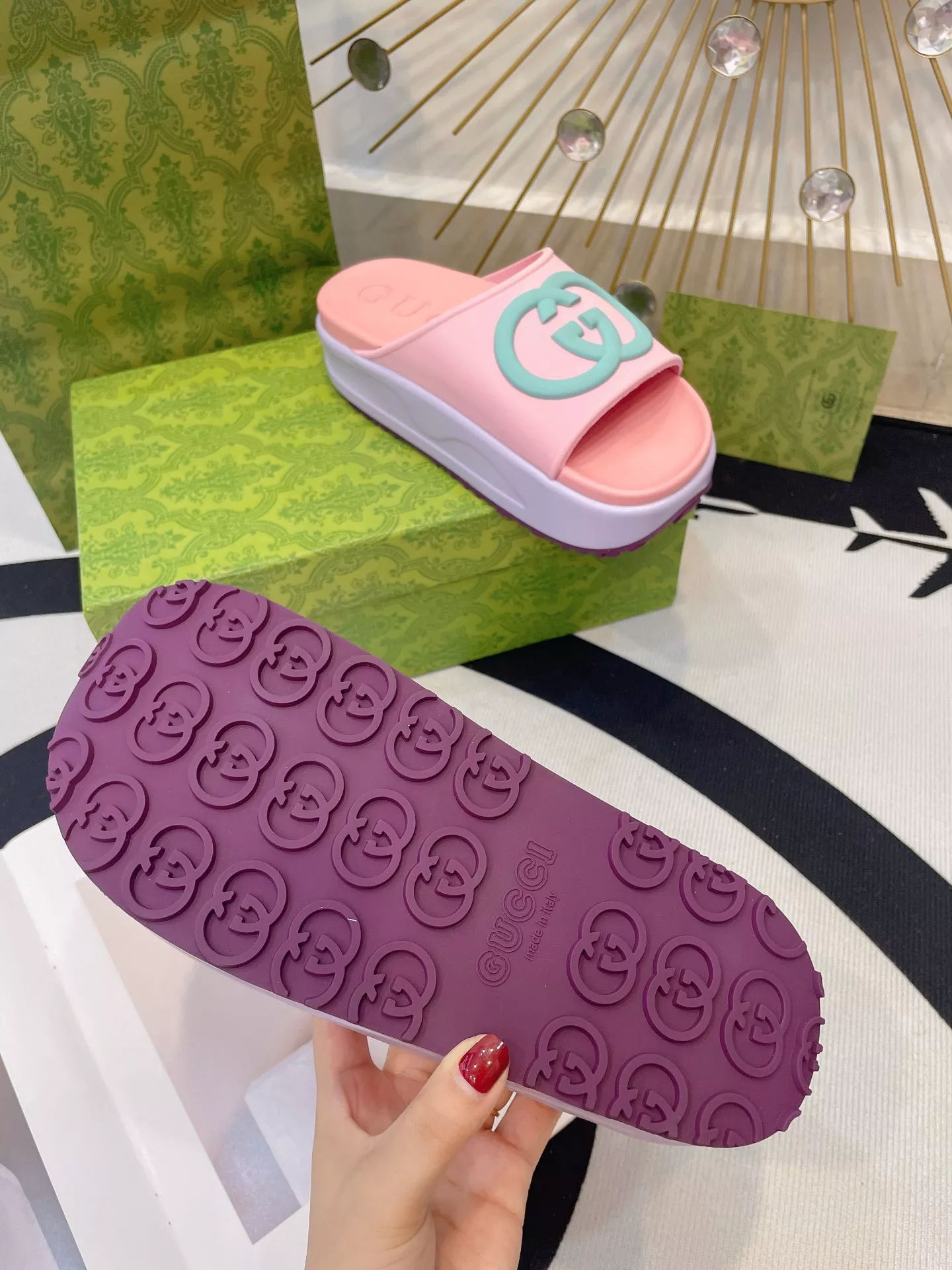 UrbanStyle 2252 Gucci Slippers For Women