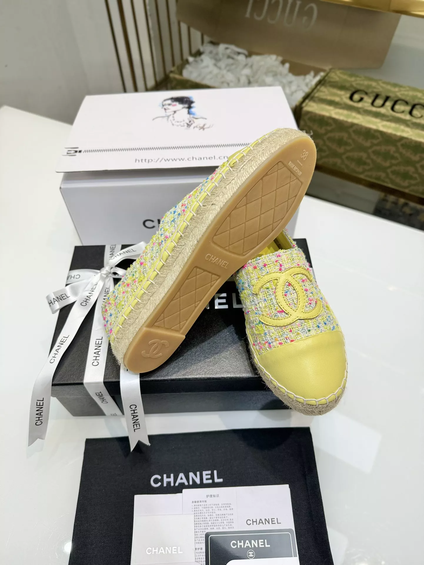 UrbanStyle 2455 Chanel Flat Shoes For Women