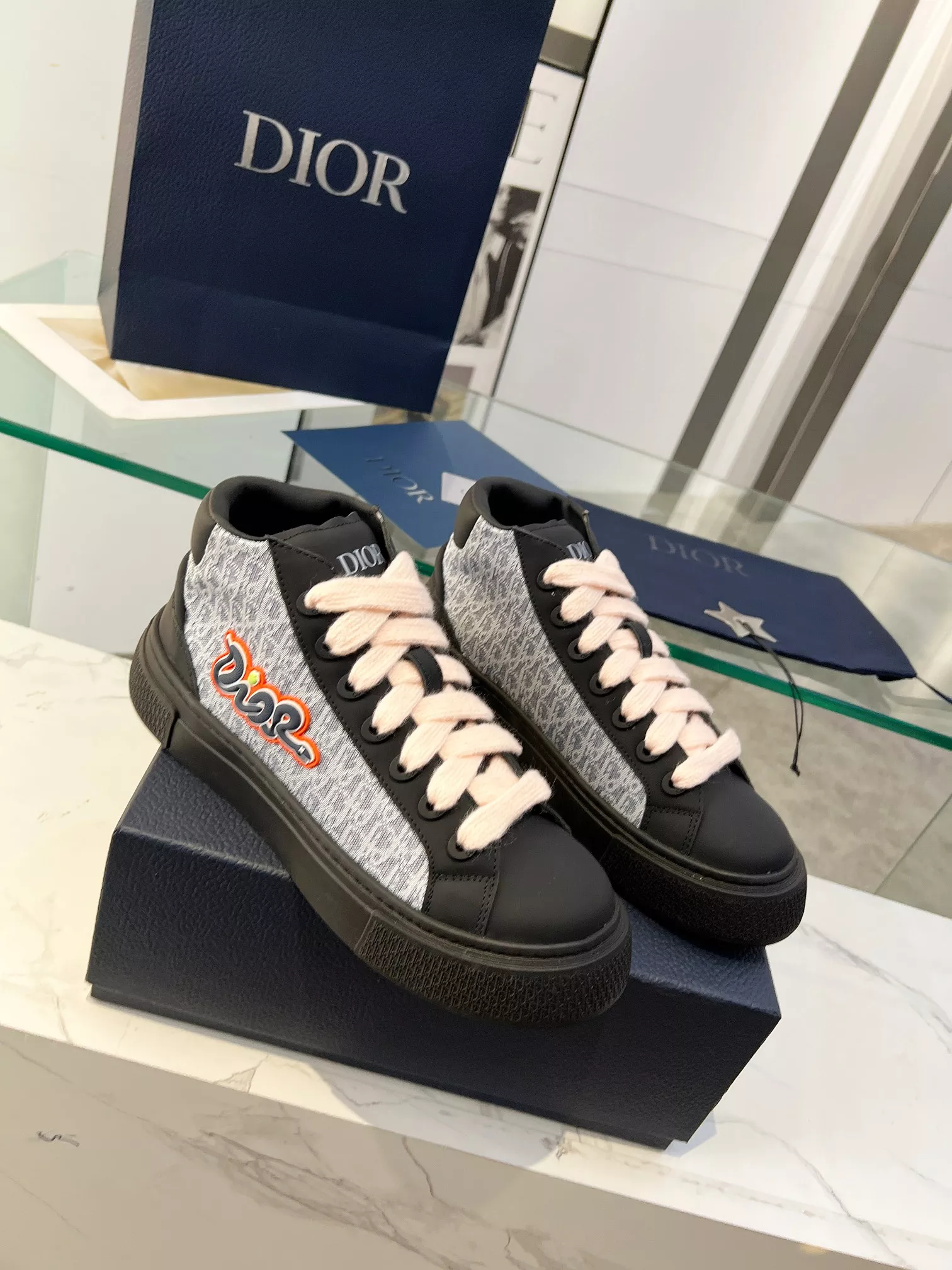 UrbanStyle 3173 Christian Dior High Top Shoes For Men