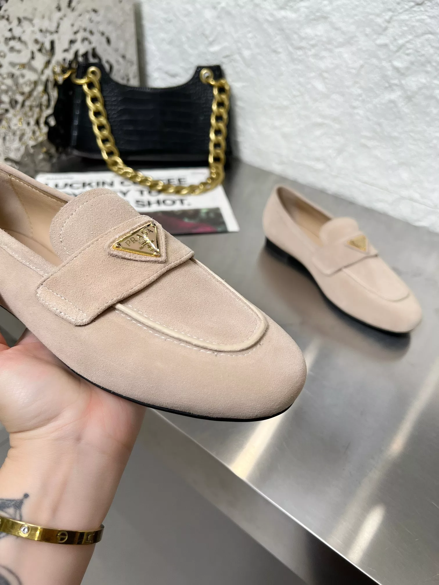 UrbanStyle 3389 Prada Leather Shoes For Women