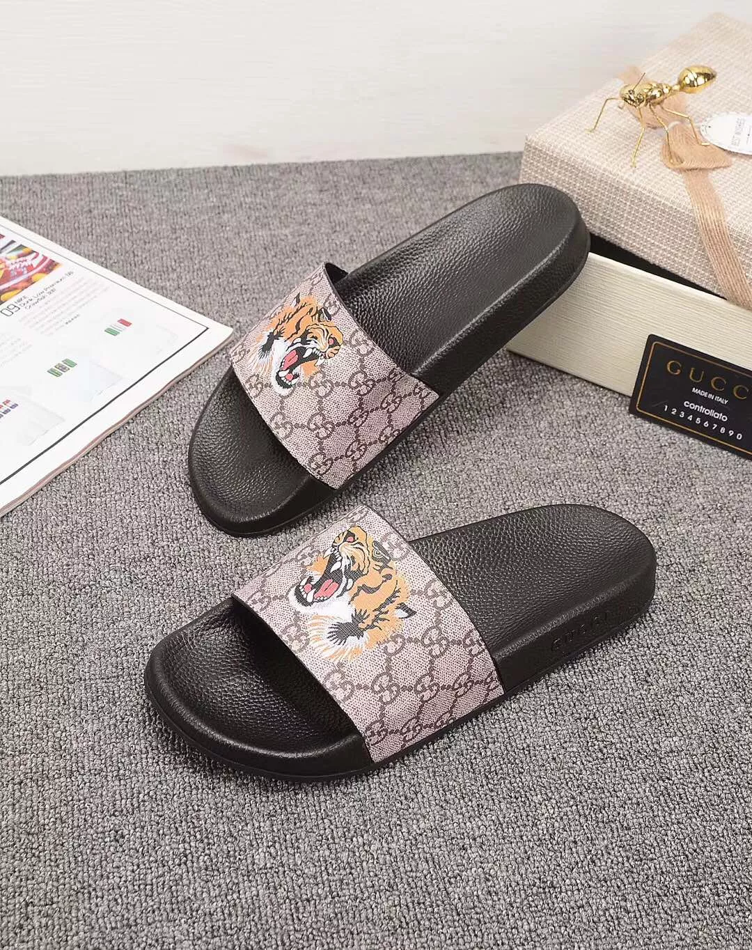UrbanStyle 3474 Gucci Slippers For Men