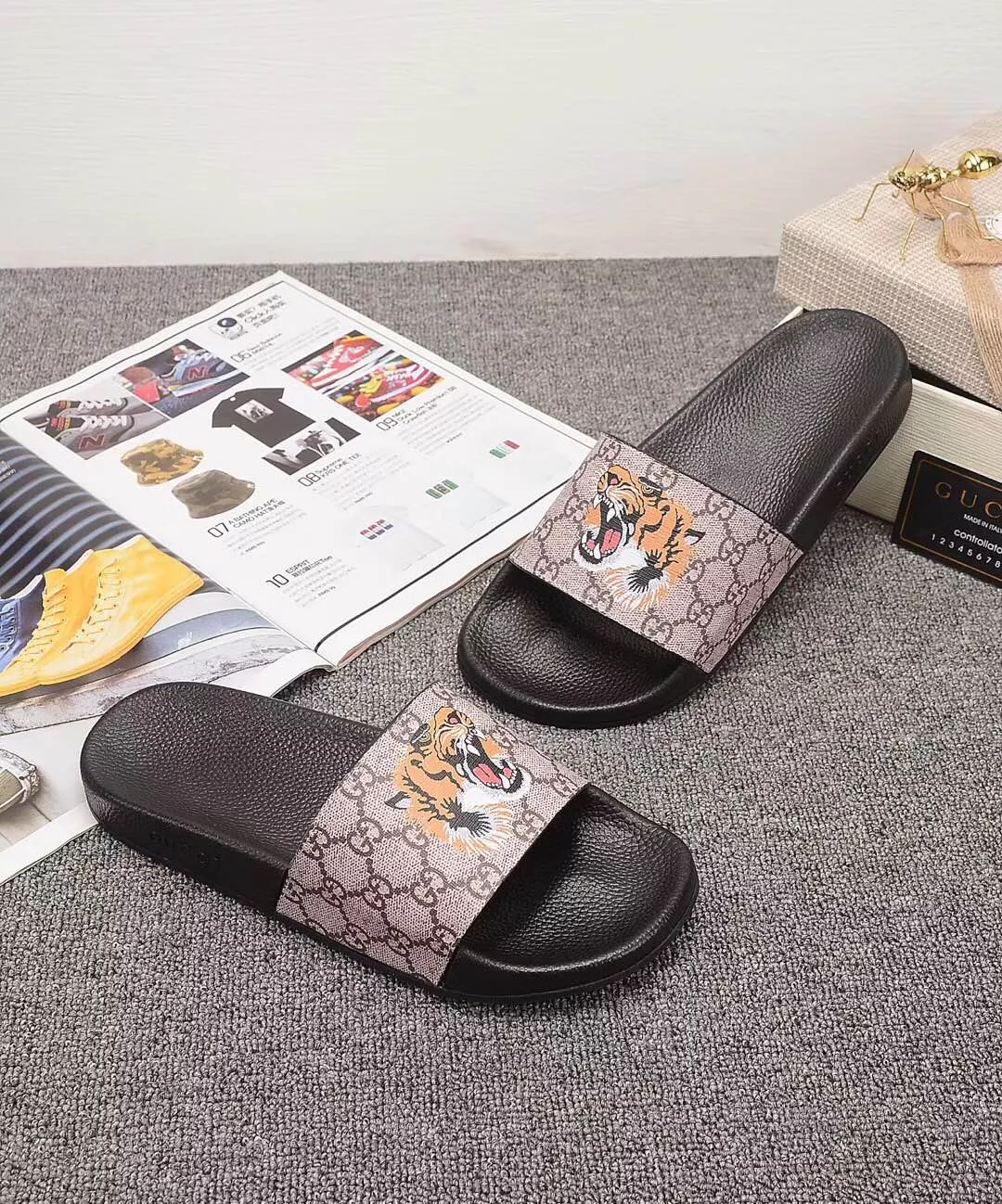 UrbanStyle 3474 Gucci Slippers For Men