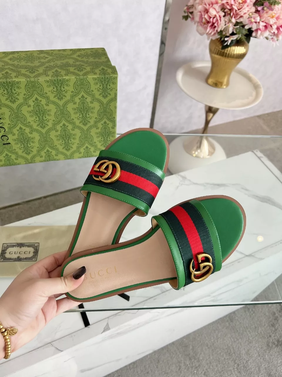 UrbanStyle 354 Gucci Slippers For Women