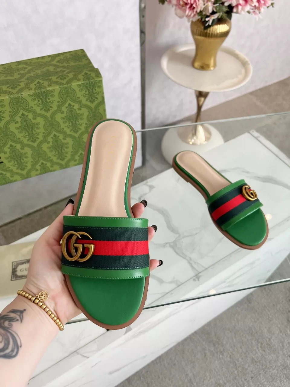 UrbanStyle 354 Gucci Slippers For Women